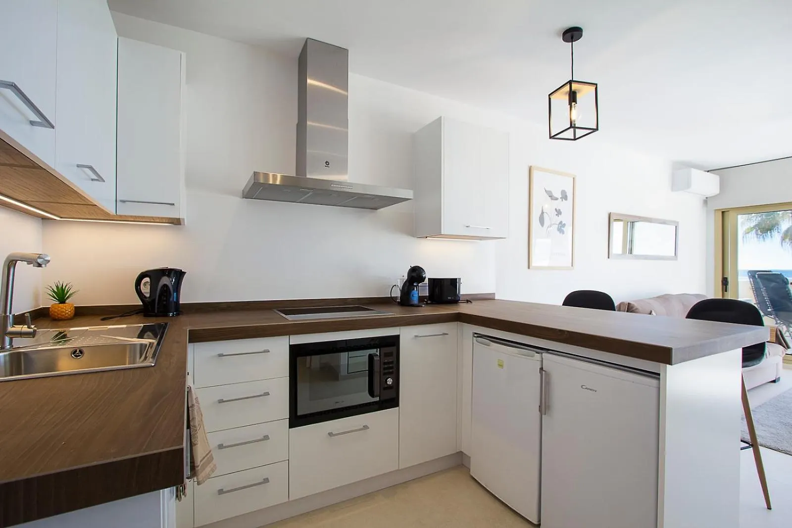 Apartment Beach Front Studio In Elviria Marbella Spain